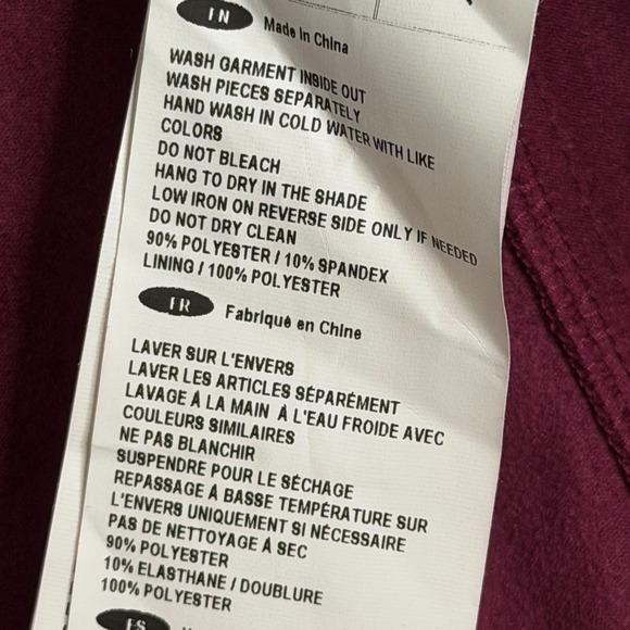 Joseph Ribkoff Vineyard Leatherette Jacket Womens M 223914 Moto Edgy Studded - Picture 7 of 10